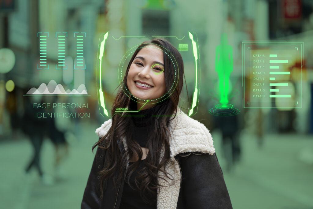 face recognition personal identification collage